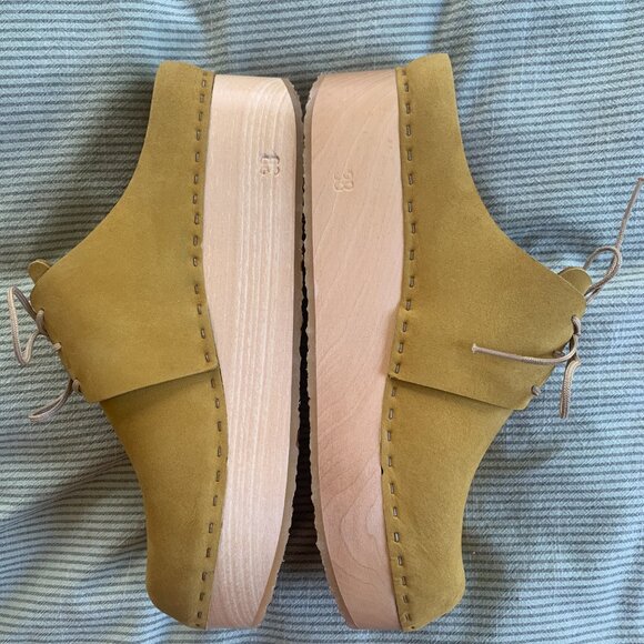 Bryr Zoe Clogs in Fennel Nubuck Sz 8/38: NWOT - Picture 5 of 9